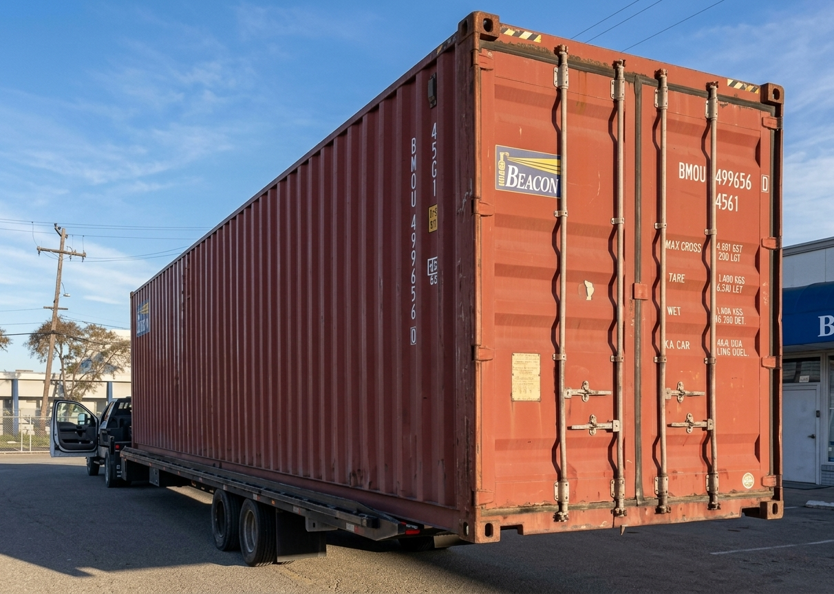 shipping container delivery